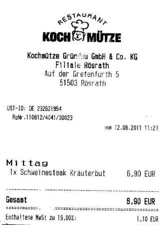 vshs H�ffner Kochm�tze Restaurant